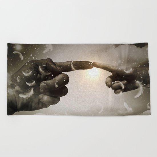 Divine Connection Beach Towel
