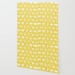 Lemon WaterColor paper pattern Wallpaper