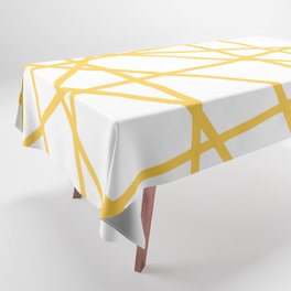 Doodle (Light Orange & White) Tablecloth