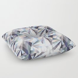 Diamond seamless background, vintage illustration Floor Pillow