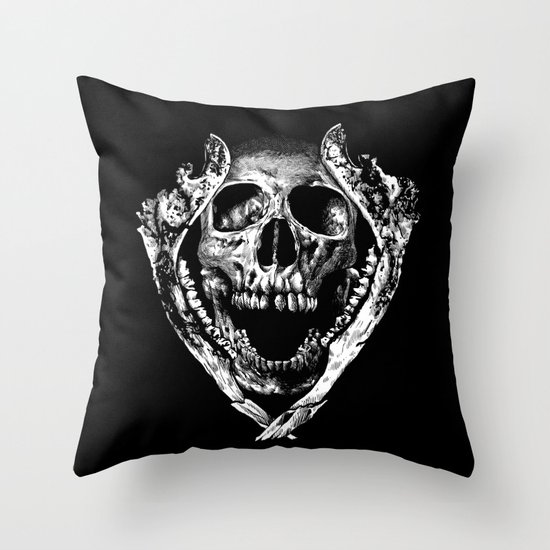 Jawz Throw Pillow