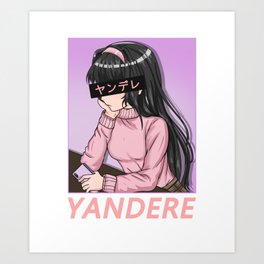 Yandere Art Prints For Any Decor Style Society6