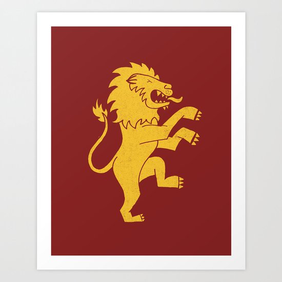 LIONHEART Art Print