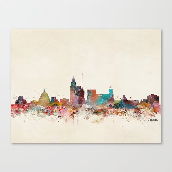jackson mississippi Canvas Print