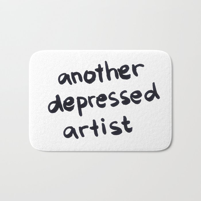 Another Depressed Artist Bath Mat