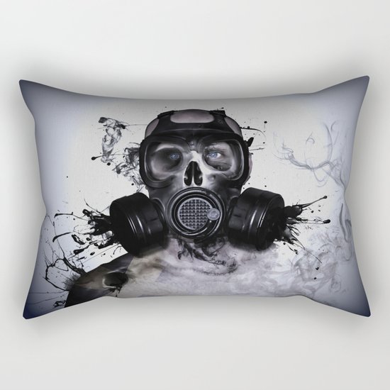 Zombie Warrior Rectangular Pillow