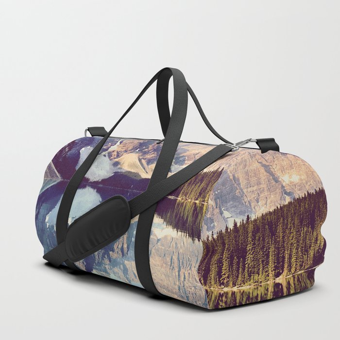 Moraine Lake Reflection Duffle Bag by Adventure Is Calling | Society6