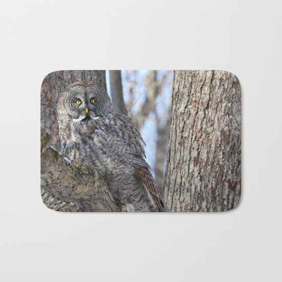 Great Gray Goddess Bath Mat