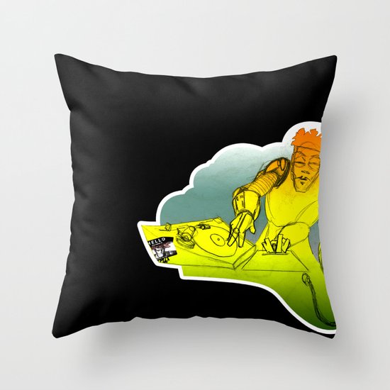 Sketch Book Classics: K-Bot Throw Pillow