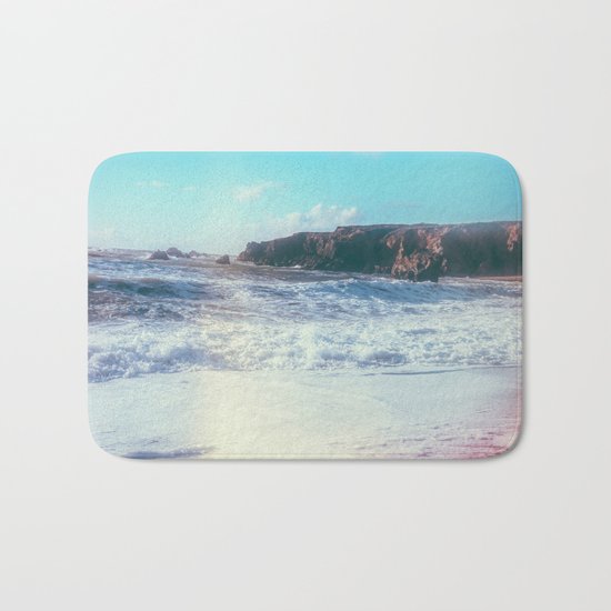 California Sunshine Waves Bath Mat