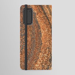 Rust Swirls Android Wallet Case
