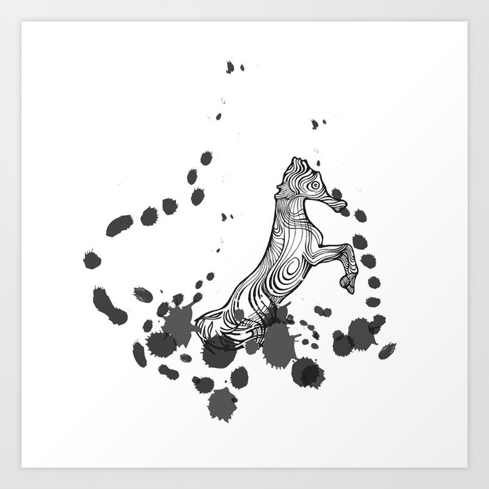 seahorse Art Print