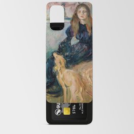 Berthe Morisot - Julie Manet and her Greyhound Laerte Android Card Case