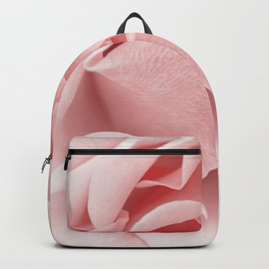 Pink flora Rose Bud- Roses and flowers Backpack
