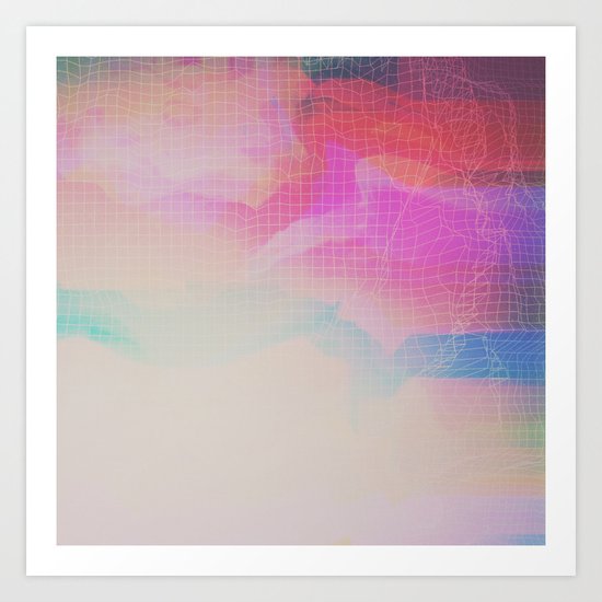 Glitch 09 Art Print