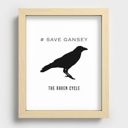 #SAVE GANSEY Recessed Framed Print