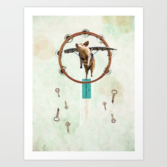When Pigs Fly Art Print