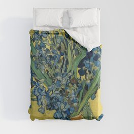 Vincent van Gogh - Irises Still Life Duvet Cover