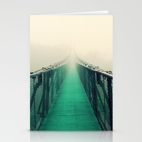 suspension bridge Stationery Cards