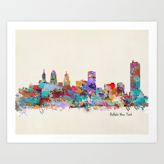 buffalo city new york Art Print