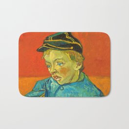 Vincent van Gogh "The Schoolboy (Camille Roulin)" Bath Mat