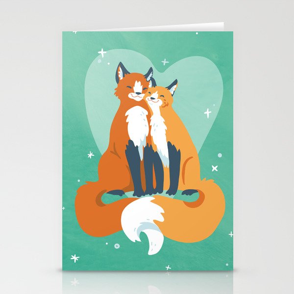 Fox Love Stationery Cards
