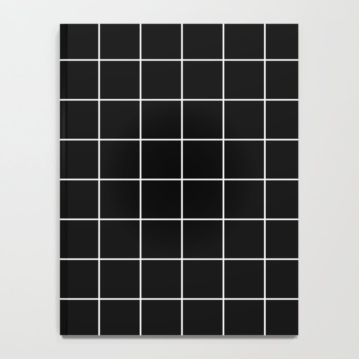 Grid Line Stripe Black And White Minimalist Geometric