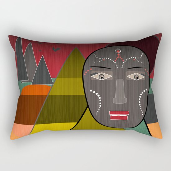 Africa . Rectangular Pillow