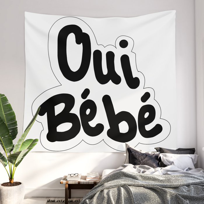 Oui Bebe Wall Tapestry By Plenty Culture Society6 Oui Bebe Wall Tapestry By Plenty Culture Society6