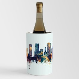 Akron Ohio Skyline Wine Chiller