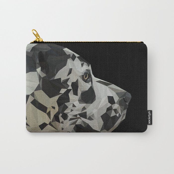 Great Dane Dogue low poly. Carry-All Pouch