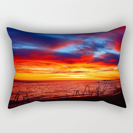 Red Sea at Dawn Rectangular Pillow