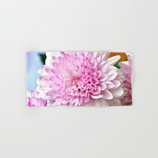 Pretty pink dahlia Hand & Bath Towel