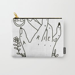 Aries hand tattoo Carry-All Pouch