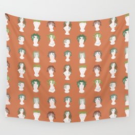 Head Planters Wall Tapestry
