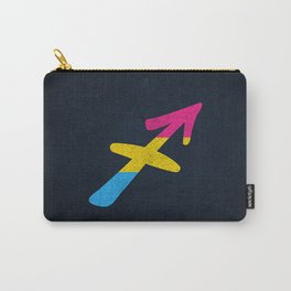 Pansexual Pride Flag Sagittarius Zodiac Sign Carry-All Pouch