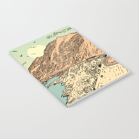 Mountain, Train & Lake Notebook