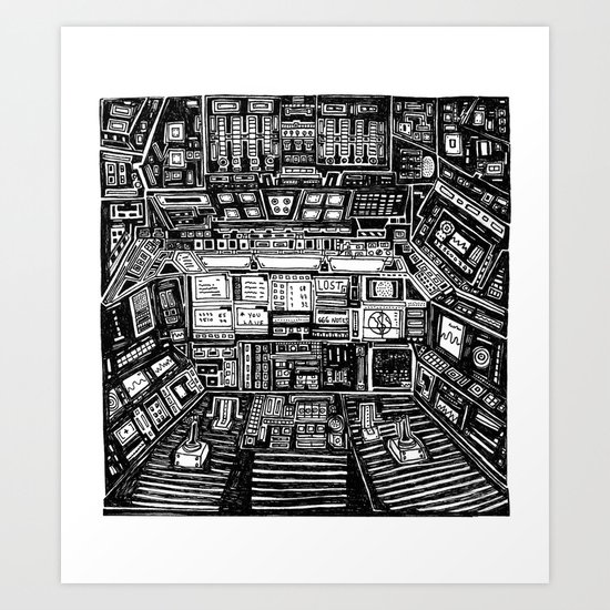 Lost cabin 666 Art Print