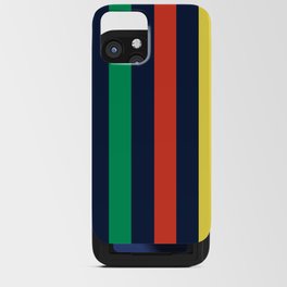 Bright & Bold Vector Stripes iPhone Card Case