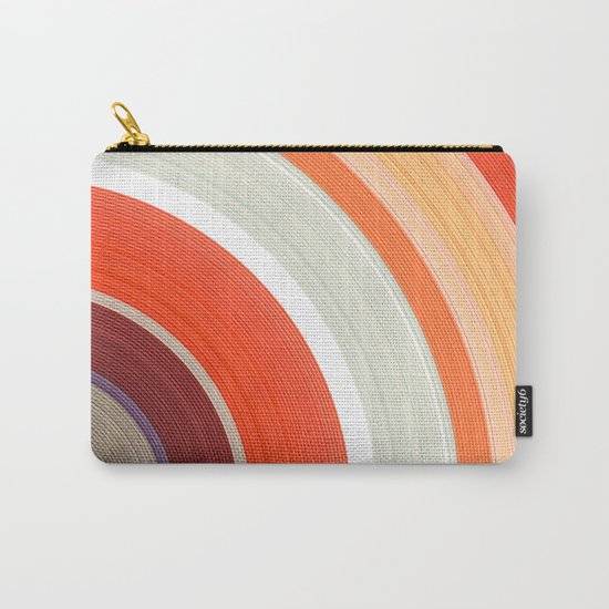 Shades of Orange Rings Carry-All Pouch