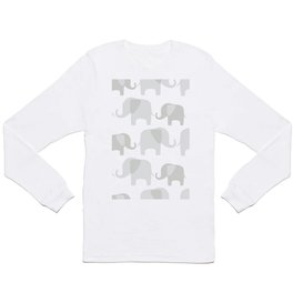 Elephant pattern Long Sleeve T-shirt