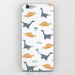 Cute Dinosaurs Print Dino Lover Pattern iPhone Skin