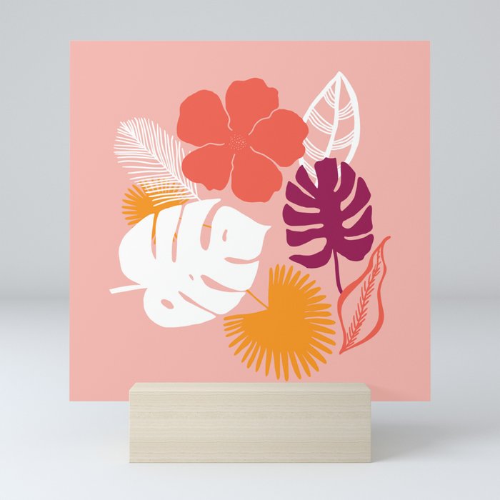 aloha, print Mini Art Print
