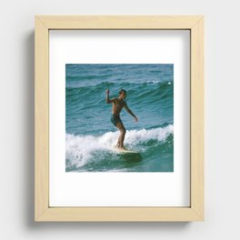 Surf Recessed Framed Print
