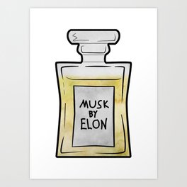 Musk By Elon Art Print