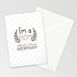 I'm A Mom Stationery Cards
