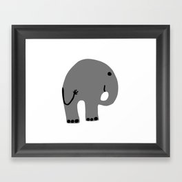elephant. Framed Art Print