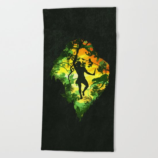 Ape Man Beach Towel