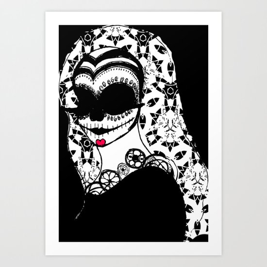 La Novia Muerta Art Print