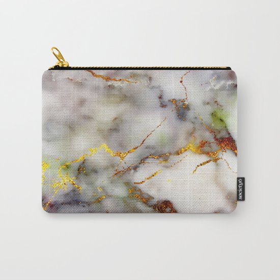 Marble Effect #5 Carry-All Pouch